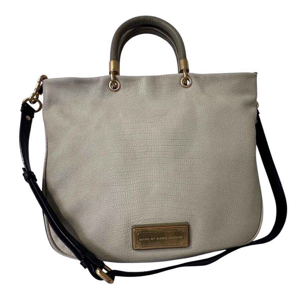 Marc by Marc Jacobs Too Hot to Handle Tri-Color Lizard Embossed Leather Bag